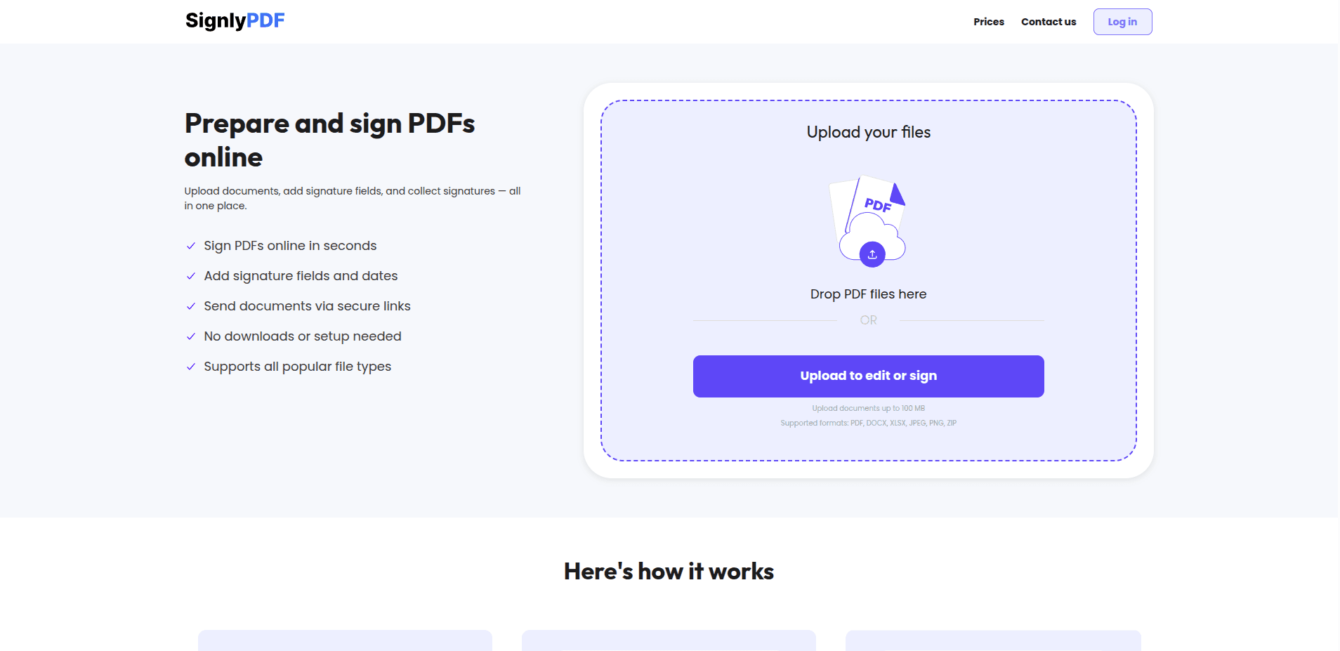 SignlyPDF - E-Signature Platform